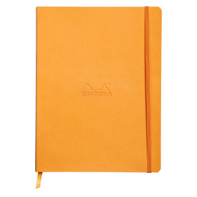 Rhodia Softcover Notebook - Large - Orange - Dotted